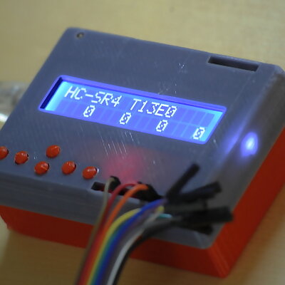 Configurable case for Arduino Uno with LCD keypad shield