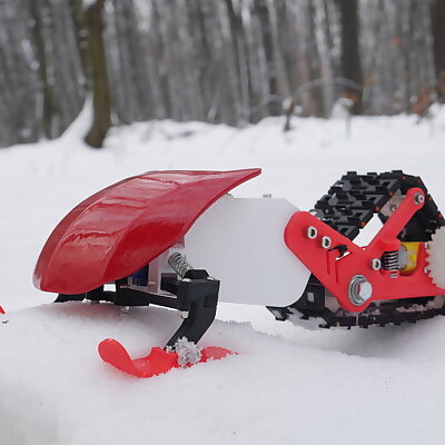 3D printed snowmobile