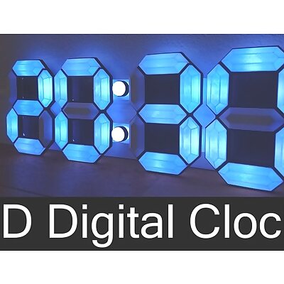 3D Digital Clock