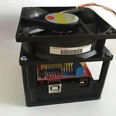 Arduino case with fan mount