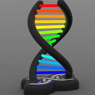 RGB DOUBLE HELIX LAMP  easyprint diffusors needs very slow print