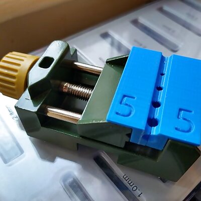Mini clamp for pipes mount in a vise  3mm 4mm 5mm
