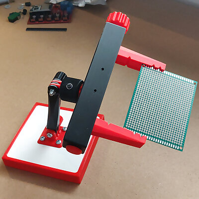 PCB vise with modular mounting system