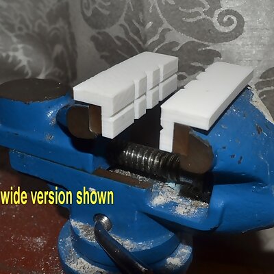 Vise soft jaw strips