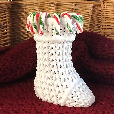 Knitted Stocking Container