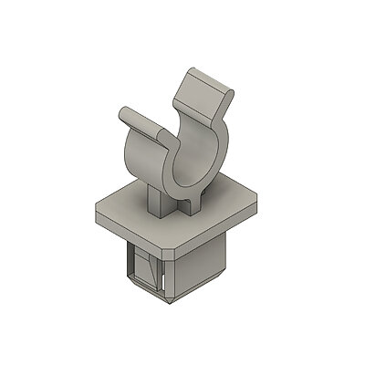 Engine Lid prop clip retainer