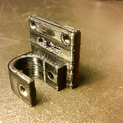 Smooth rod clamp holder for MakerBot Mech Endstop v12
