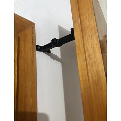 Door holder clamp