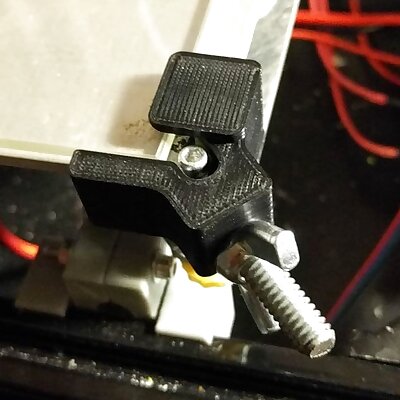 Bed clamps for glass print plate