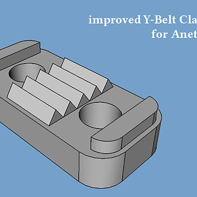 Y Belt  Y Axis Clamp for Anet A8 improved