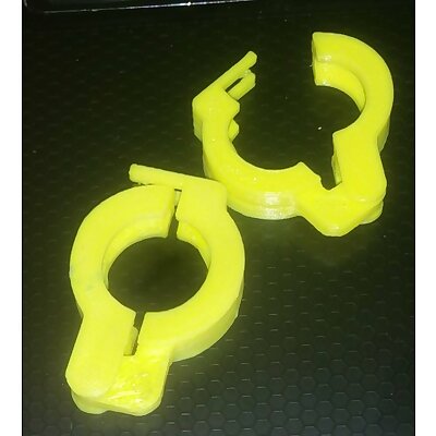 Scalable OnePiecePrintable Circular Clamp for cable rods
