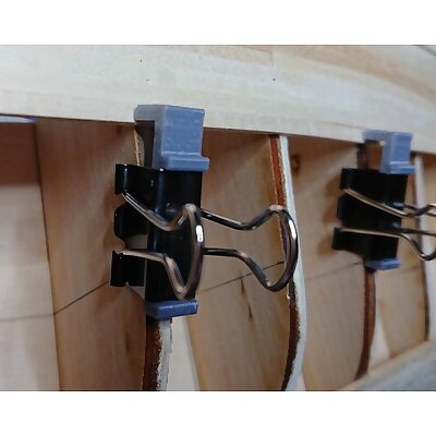 Hull planking clamps