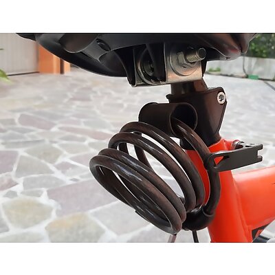 morsetto per lucchetto bicicletta clamp for bicycle lock