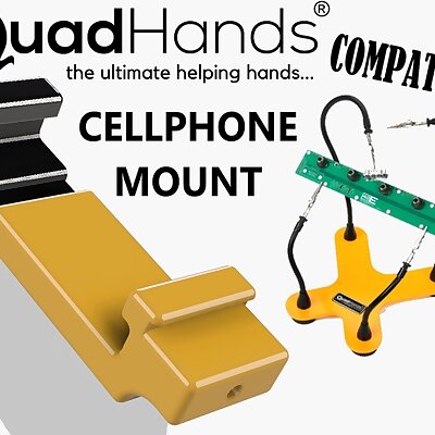 Quadhands Helping Hands Cellphone Mount Attachment