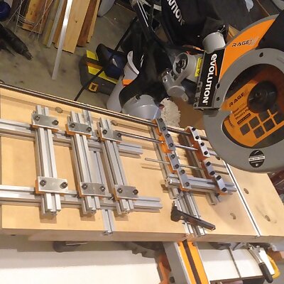 Miter saw clamp