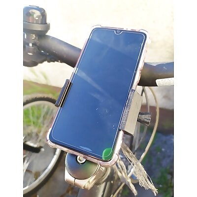 Sturdy phone mountain bike clamp mount  adjustable