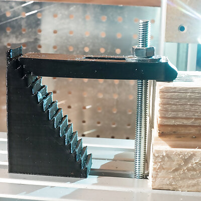 Parametric clamping blocks with stairs for CNC
