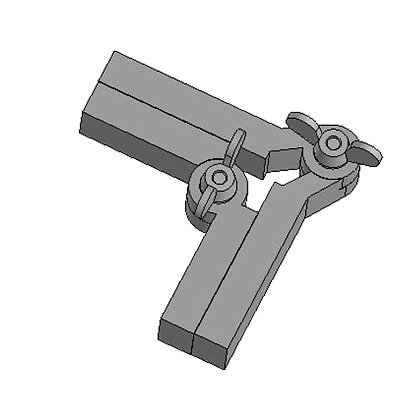 Angle magnetic clamp