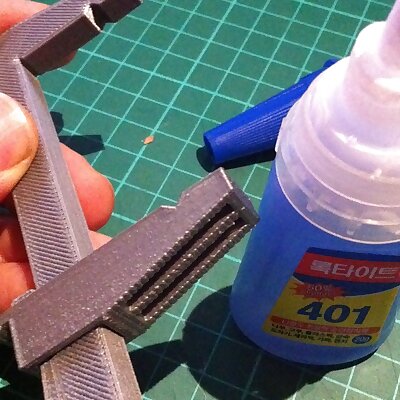 Hobby clamp with stopper pins