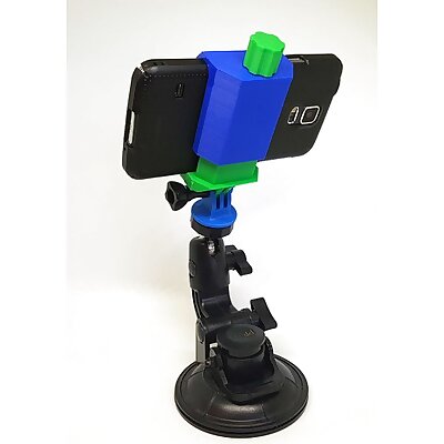 GoWORX freeride style universal smartphone holder gopro camera mount
