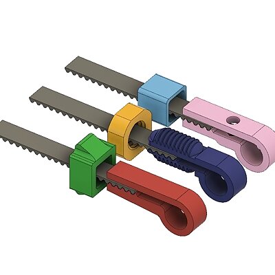 Timing belt clamping clips