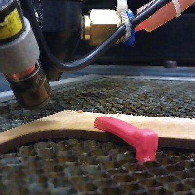 PolygonPusher  Laser cutter levelling clamp