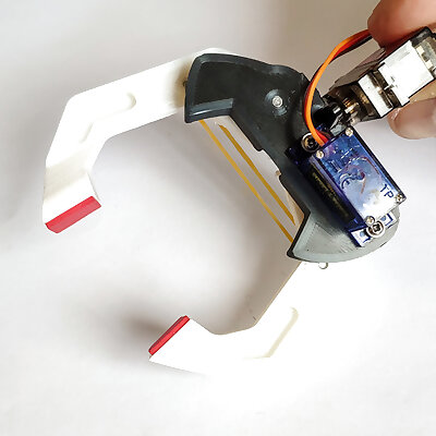 Robotic Gripper  Clamp Two Degrees of freedom Servo controlled