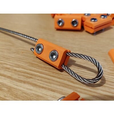 3mm steel rope clamp