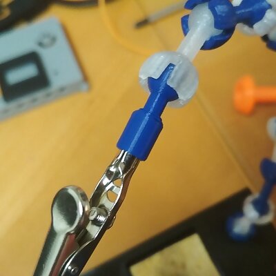 Customizable End Post for the Electronics Third Hand Soldering Stand