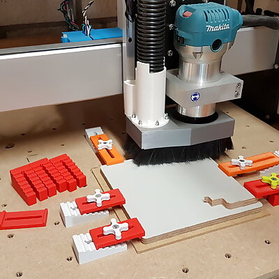 Low profile step block clamps for CNC