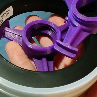 Flexible Filament Sample Spool Adapter remix