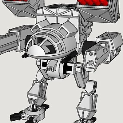 Mad Cat MKii Battlemech w Supports