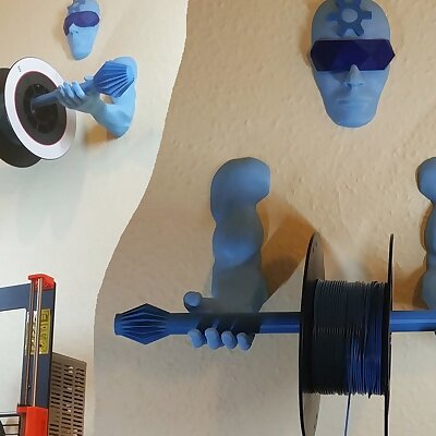 Wall Mounted Filament Spool Holder  3D Printing Guardian