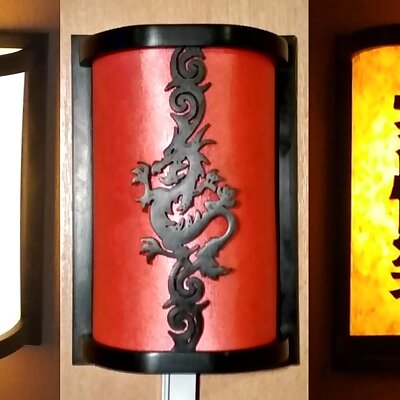 Chinese wall lamp