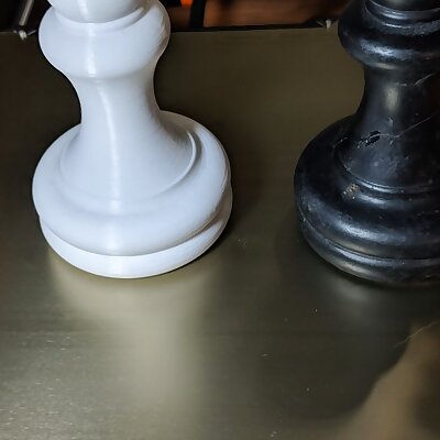 Large chess pawn