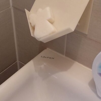 Soap holder  on wall