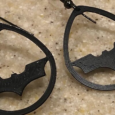 5min Bat Earrings