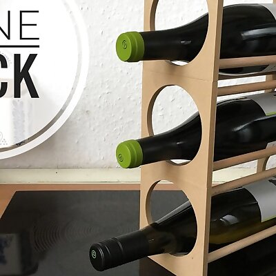 Little Wine Rack for 3 Bottles