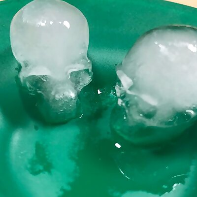 A mould to make a skull silicone mould