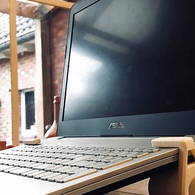 Parametric laptop stand