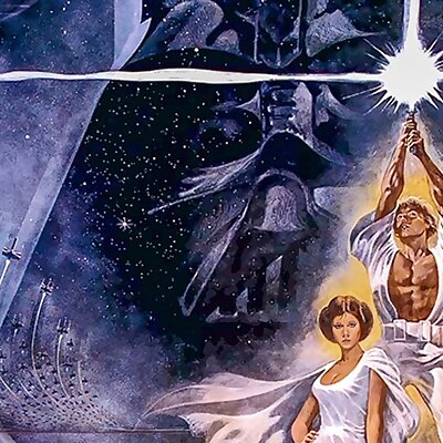 Star Wars Episode IV – A New Hope  Movie Poster Lithophane