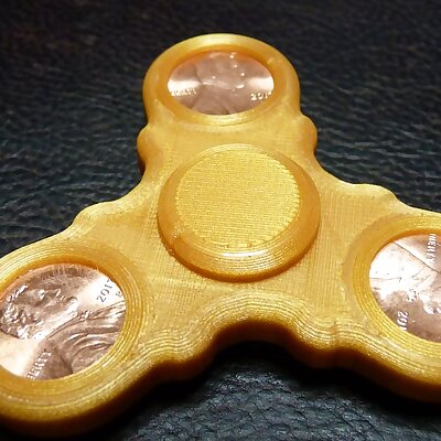 The 12cent Mini Spinner yet ANOTHER fidget toy using 625ZZ bearing and US pennies