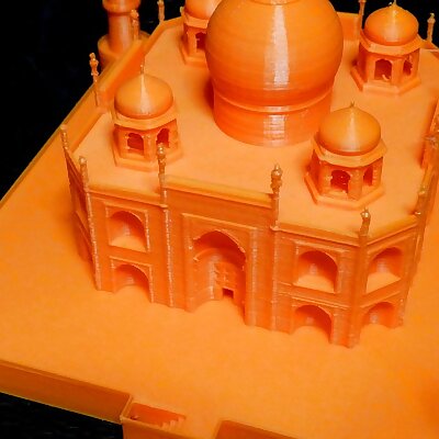 Taj Mahal  Less Accurate  better printability