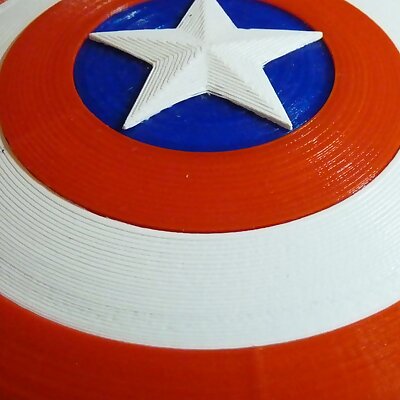 Captain America Shield  multicolor