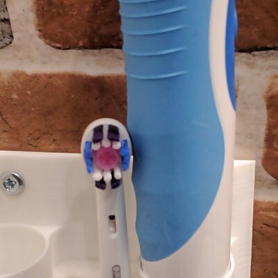 Toothbrush holder for oralb and toothpaste