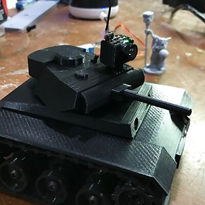 RC Mini Panzer with Working Suspension and FPV