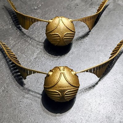 Golden Snitch  with infill  from two part