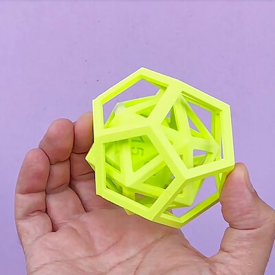 D20 inside icosahedron