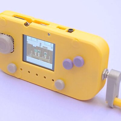 PyGamer HandHeld Gaming Crank