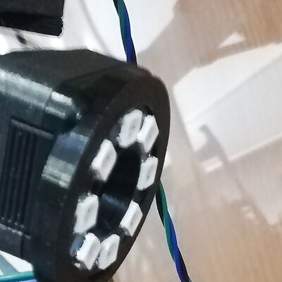 Articulating Raspberry Pi Camera Mount cover with 8LED ring light